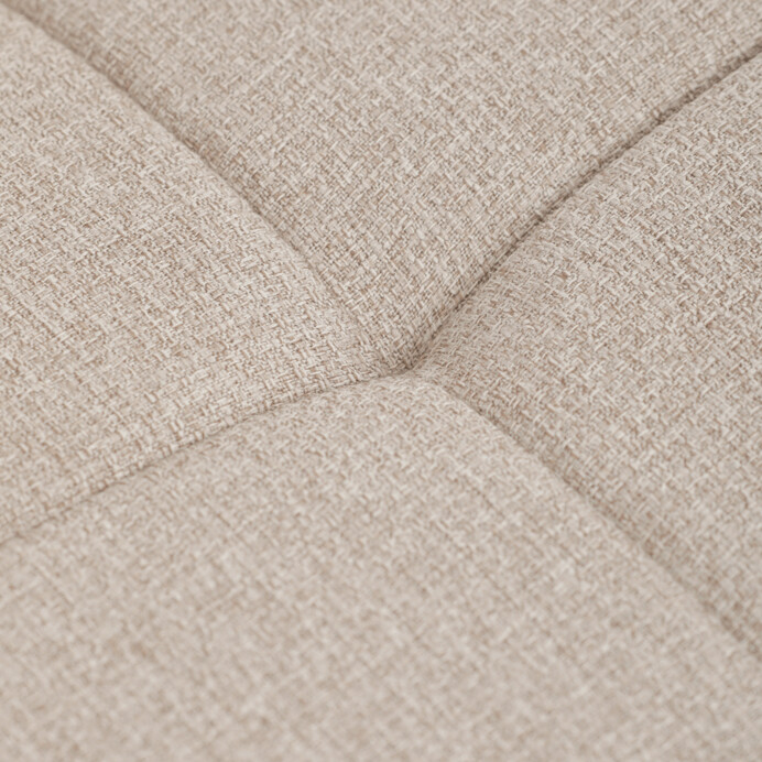 Jedálenská stolička FORMA – béžová látka, čierne kovové nohy Autronic