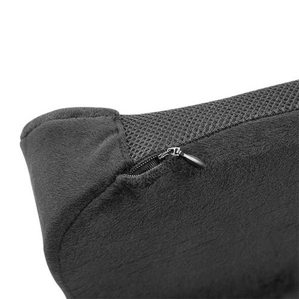 Ergonomická bederní opěrka - paměťová pěna, černá