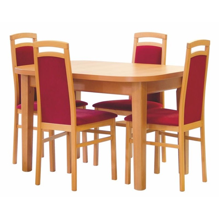 Jídelní rozkládací dřevěný stůl MINI FORTE — 120x85cm (rozklad 160x85), více barev Stima