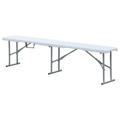 Zahradní lavice ALBENCH – bílá Autronic