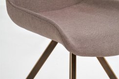Jedálenská stolička ANDY – látka, hnedá