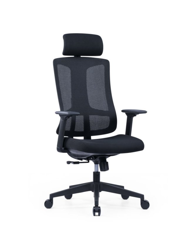 Kancelárska ergonomická stolička SLIDE — viac farieb - Slide - barevné provedení: Sivá