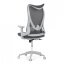 Kancelářská židle BRINO — síť, bílá / šedá