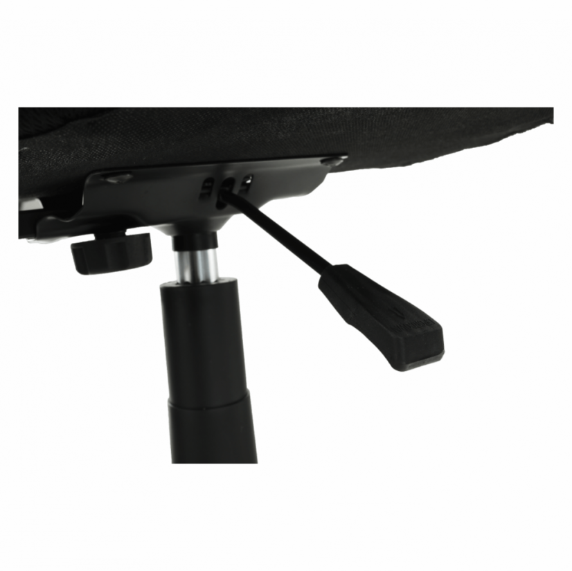 Detská otočná stolička na kolieskach MESH – plast, bez podrúčok, zelená / čierna