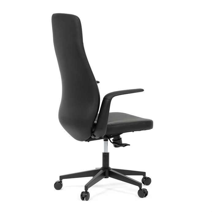 Kancelářské křeslo ORBIT – černá ekokůže s houpacím mechanismem Autronic
