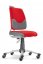 Rostoucí dětská židle na kolečkách Mayer ACTIKID A3 SMILE  – bez područek - Čalounění Mayer A3: Aquaclean červená 2428 A3 51
