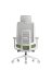 Kancelářská ergonomická židle K42 WHITE SP – síť/ čalouněná, zelená
