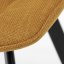 Jídelní židle VALEN — kov, látka, více barev - Barvy VALEN: Žlutá