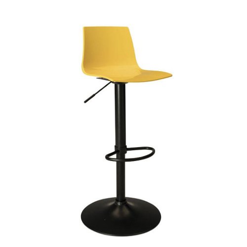Barová výškově stavitelná židle Stima IMOLA bar – kov/plast, více barev - Barva plastu Imola: Nero