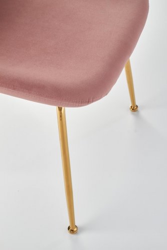 Jedálenská stolička AFRODITA – látka, ružová