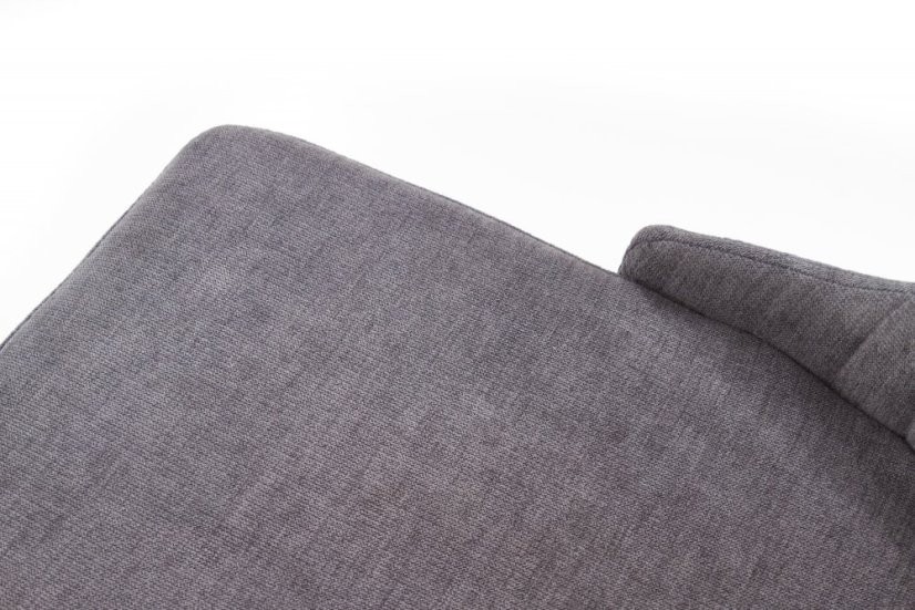 Jedálenská stolička LIMA - kov, látka, viac farieb - Čalúnenie k285: Tmavosivá