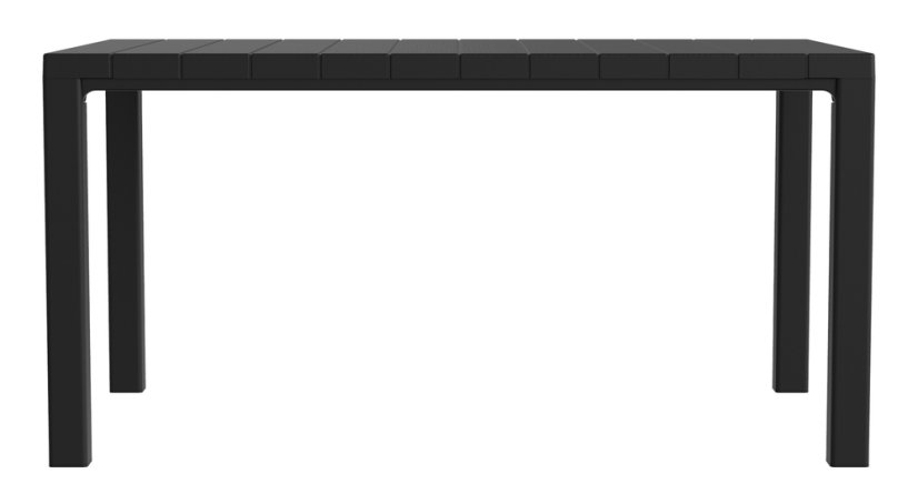 DAVIDE plastový stůl - grafit