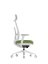 Ergonomická kancelárska stolička K42 WHITE SP – sieť/čalúnená, zelená