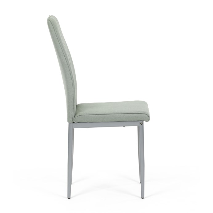 Jedálenská stolička LENA Autronic - zelená s šedými kovovými nohmi