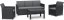 CLAIRE 5 SEATERS set  - grafit