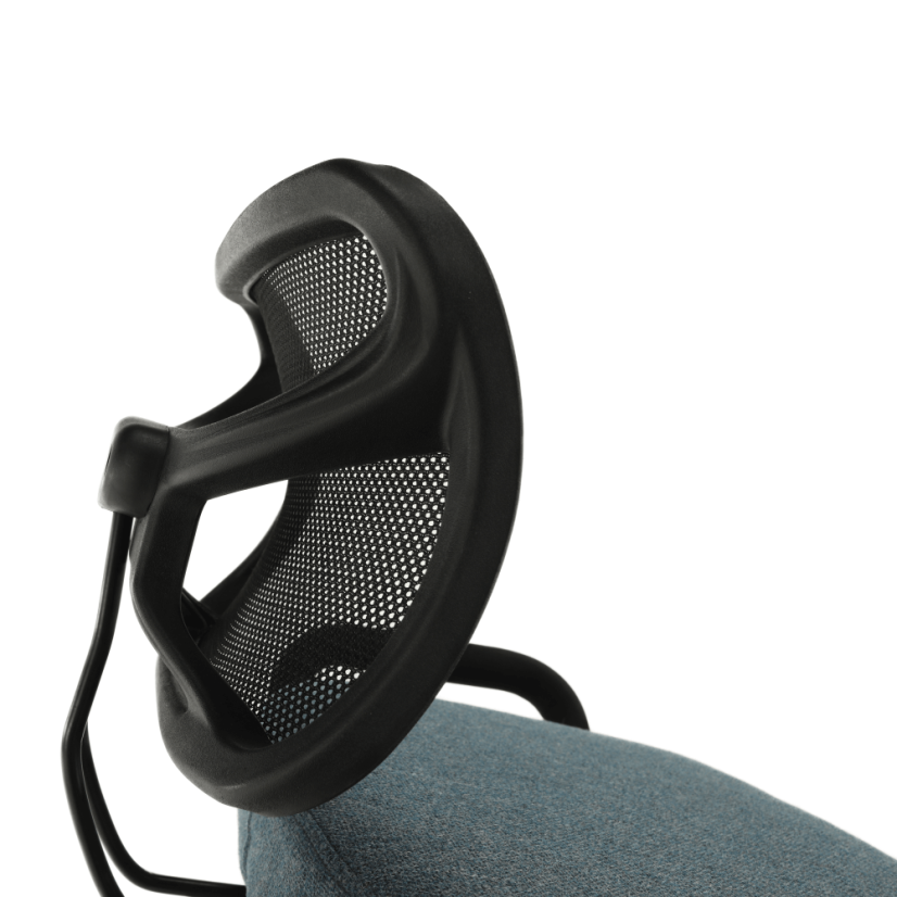 Ergonomická kľačka RUFUS – sivá látka