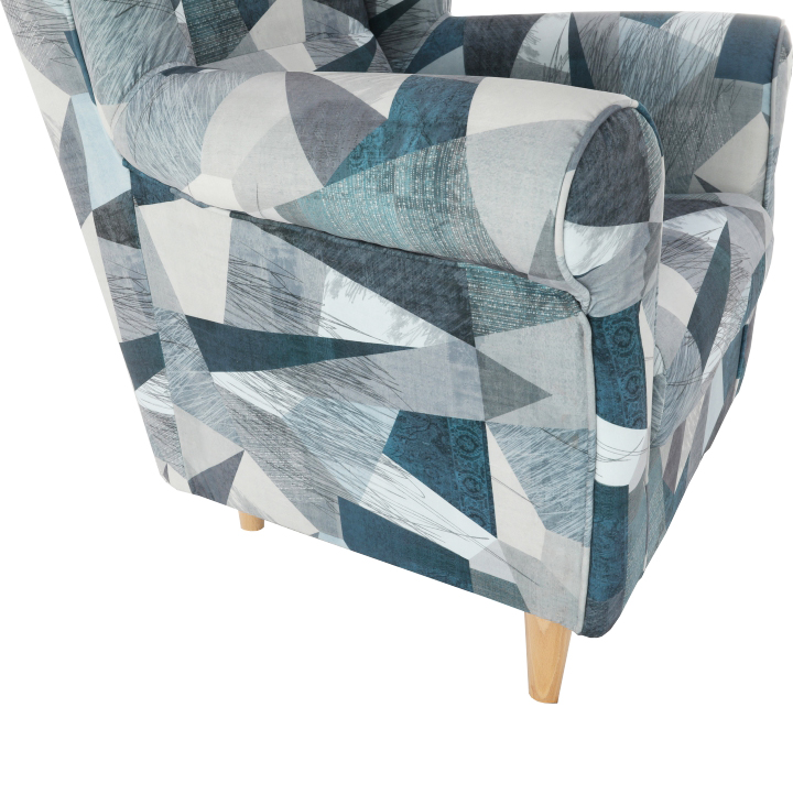 Křeslo ušák CHARLOT — látka, více variant Kondela