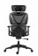 Kancelářská ergonomická židle ESTER — síť, černá, nosnost 130 kg