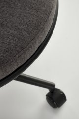 Kancelárska otočná stolička TALON — látka, šedá