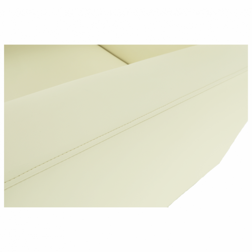 Relaxační křeslo HOMKER— ekokůže/béžová Kondela