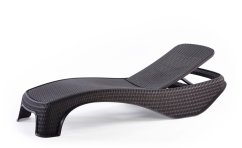 Zahradní lehátko BALT — umělý ratan, více barev