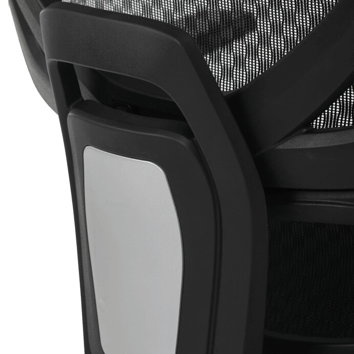 Ergonomická kancelárska stolička DENEB — čierny mesh poťah