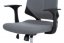 Kancelářská židle na kolečkách BELA — šedá, područky