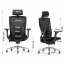 Kancelářská ergonomická židle ERGO PRO — černá, nosnost 150 kg