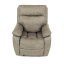 TV křeslo CHRISTOF s elektrickým polohováním — látka vintage, lanýžová Autronic