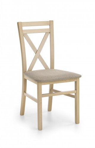 Drevená jedálenská stolička DARIUSZ – masív, látka, viac farieb