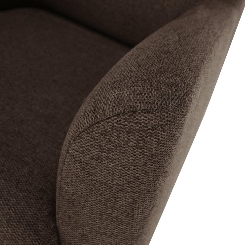 Křeslo ušák SAMY — masiv, látka, více barev