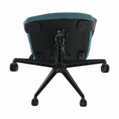 Kancelářská židle VOYAGER – látka, modrá / zelená Halmar