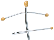 Němý sluha PAKET — chrom / přírodní barva Autronic