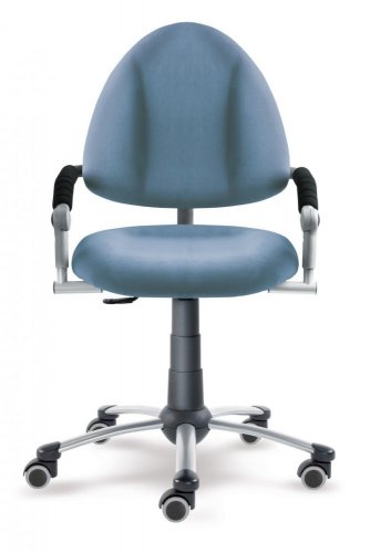 Rostoucí dětská židle na kolečkách Mayer FREAKY – s područkami - Čalounění Freaky: Aquaclean modrá 2436 08 30 462