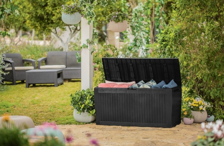 COMFY úložný box - 270L - grafit