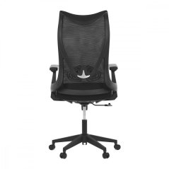 Kancelárska stolička BRINO — sieť, čierna