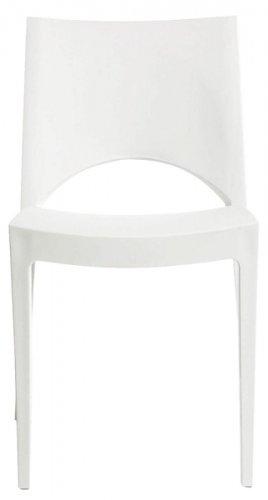 Plastová jídelní židle Stima PARIS – bez područek, stohovatelná - Barva plastu Stima: Bianco