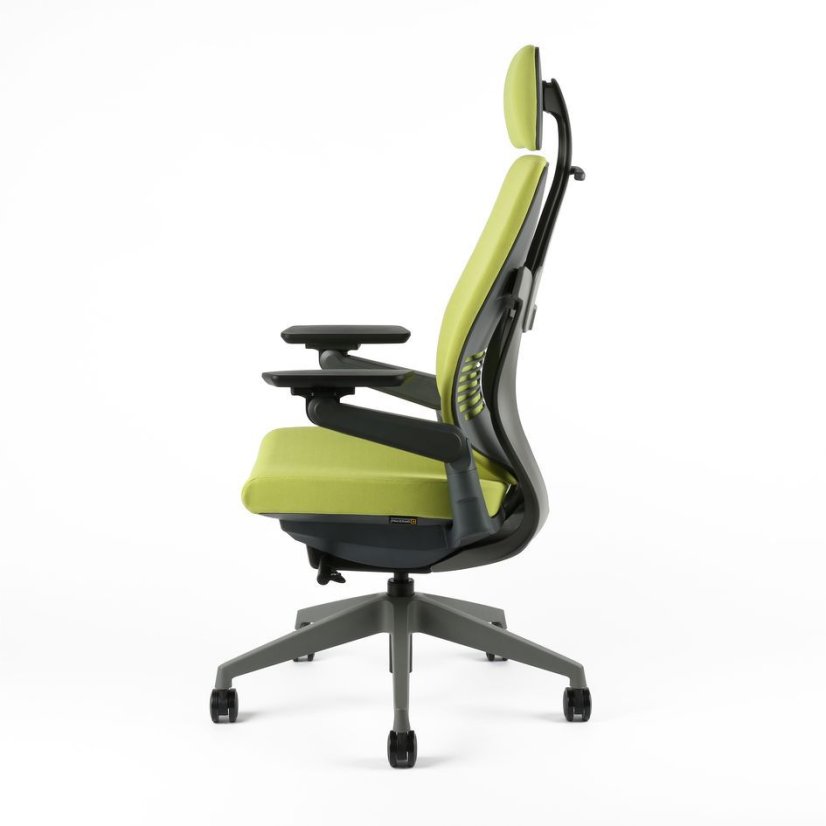 Kancelárska ergonomická stolička KARME — viac farieb, s podhlavníkom a podrúčkami
