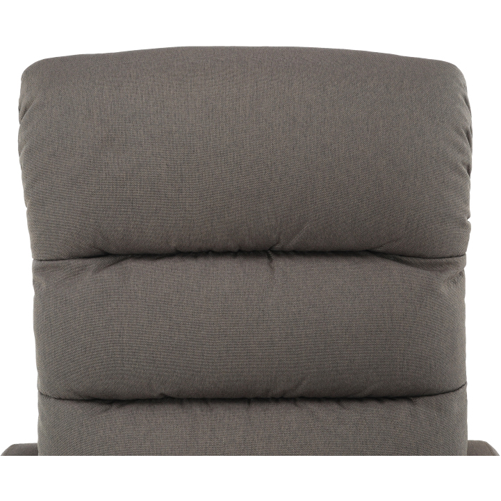 Polohovací relaxační křeslo TURNER — látka, hnědá Kondela