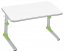 Dětský rostoucí stůl Mayer JUNIOR 32W1 13 – zelený, deska bílá, 90×56–74×63