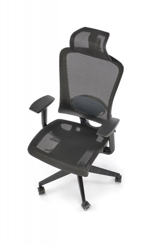 Kancelárska ergonomická stolička GOLIAT — sieť, čierna