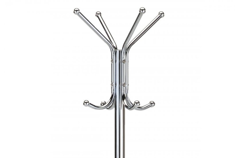 Vešiak stojanový DALIDA - 182 cm, kov, lesklý chróm