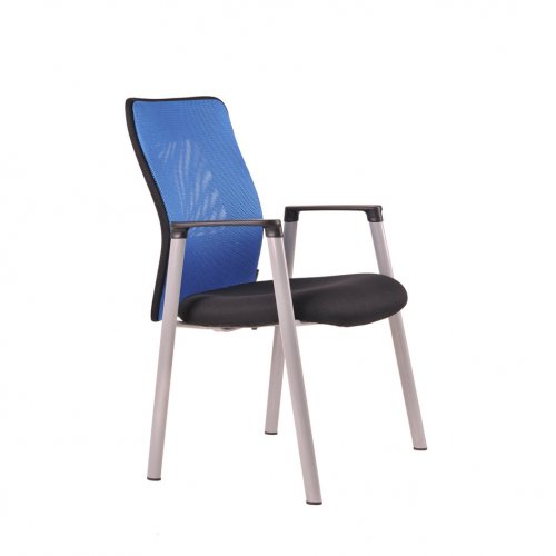 Jednací židle Office Pro CALYPSO MT – s područkami - Čalounění Calypso: Modrá 14A11