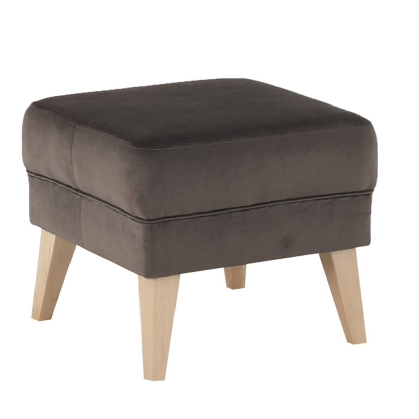 Taburet RODEZA — viac farieb - Farebné prevedenie RODEZA: Šedá / čierne nohy