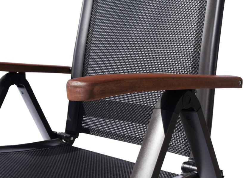 Zahradní křeslo CHIRON — hliník, více barev