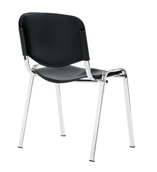 Konferenčná stolička TAURUS PC ISO - plast, čierna