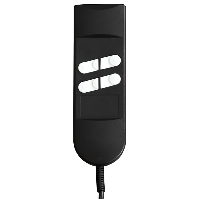 Relaxačné kreslo ELECTRO s elektrickým ovládaním a pomocou pri vstávaní - šedá látka