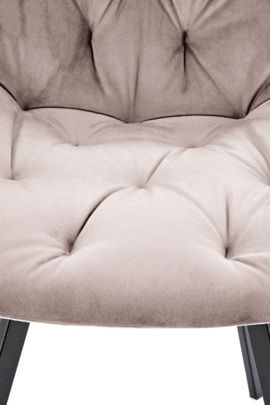 Elegantné Béžové Kreslo BECKY s otočnou funkciou Halmar