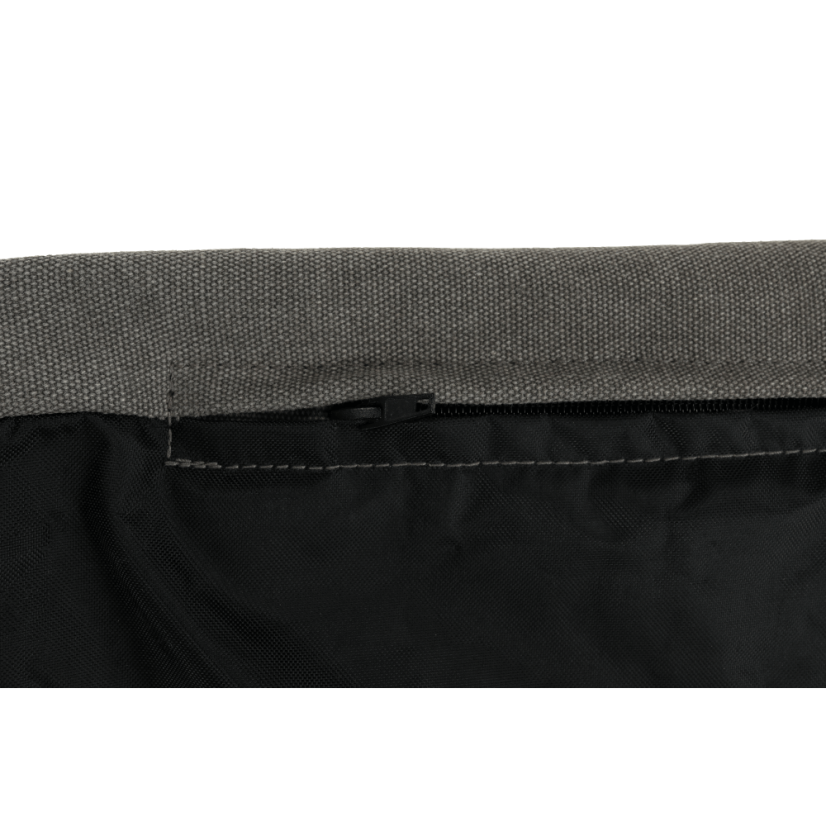 Sedací vak URASON — 80×80×80, šedá látka