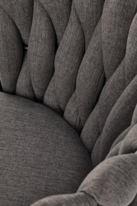 Kancelárska otočná stolička TALON — látka, šedá